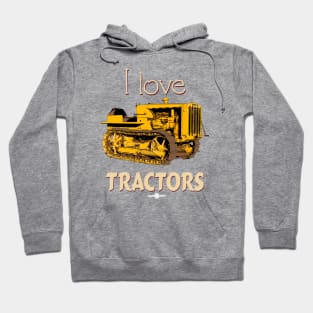 I Love Tractors Caterpillar D2 Hoodie